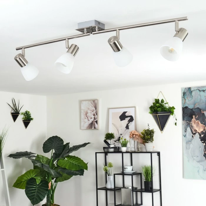 Hofstein Villaseca Deckenleuchte LED Nickel-Matt, 4-flammig – Bild 12