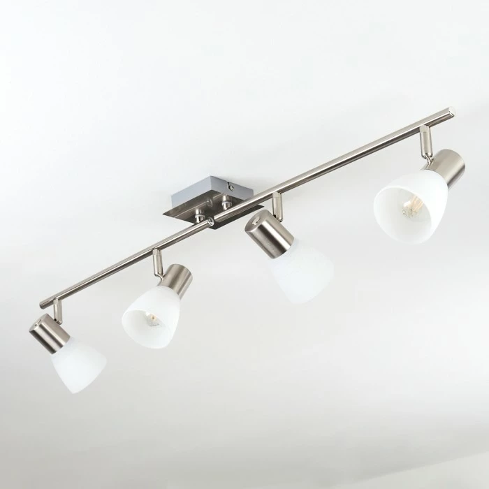 Hofstein Villaseca Deckenleuchte LED Nickel-Matt, 4-flammig – Bild 8