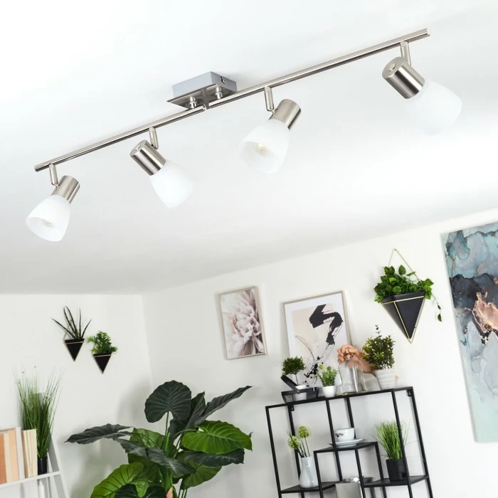 Hofstein Villaseca Deckenleuchte LED Nickel-Matt, 4-flammig – Bild 10