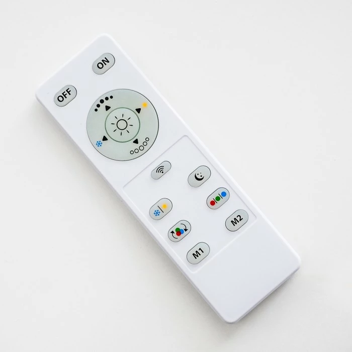 Hofstein Vittangi Deckenleuchte LED Chrom, 1-flammig, Fernbedienung, Farbwechsler – Bild 24