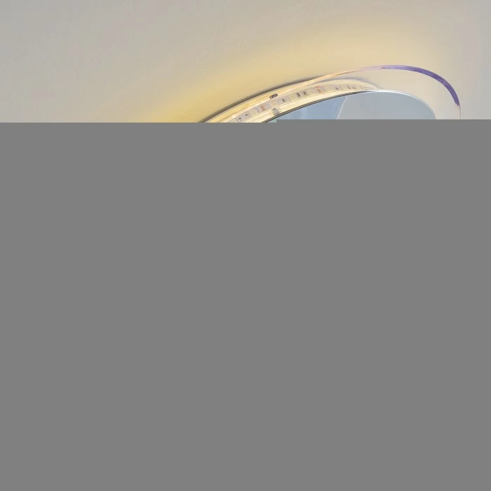 Hofstein Vittangi Deckenleuchte LED Chrom, 1-flammig, Fernbedienung, Farbwechsler – Bild 10