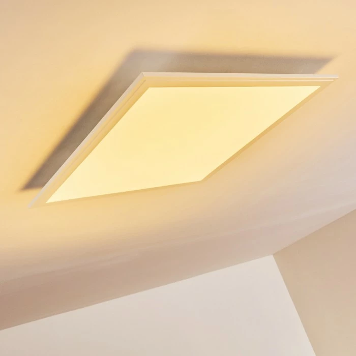 Hofstein Voisines Deckenpanel LED Weiß, 1-flammig, Fernbedienung, Farbwechsler – Bild 11