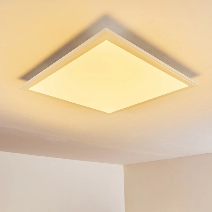 Hofstein Voisines Deckenpanel LED Weiß, 1-flammig, Fernbedienung, Farbwechsler – Bild 13