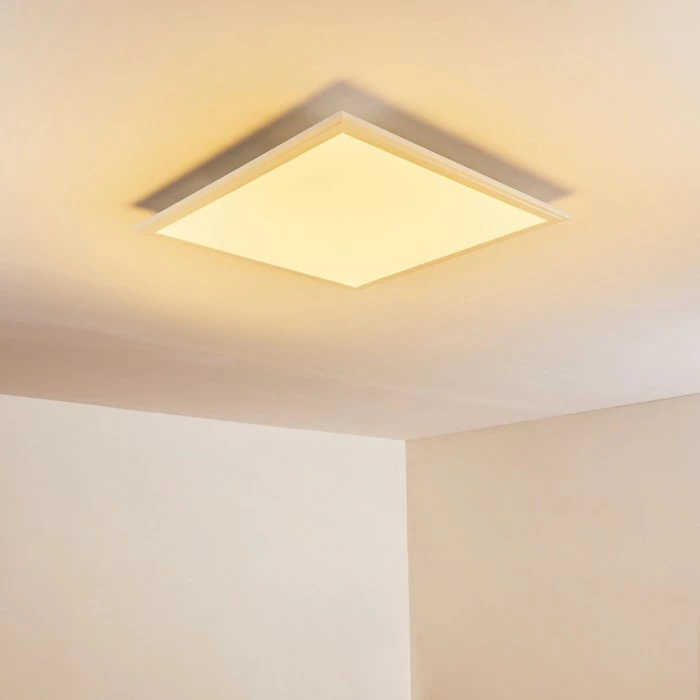 Hofstein Voisines Deckenpanel LED Weiß, 1-flammig, Fernbedienung, Farbwechsler – Bild 16