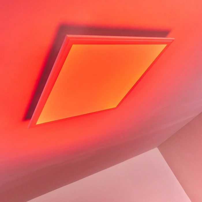 Hofstein Voisines Deckenpanel LED Weiß, 1-flammig, Fernbedienung, Farbwechsler – Bild 19