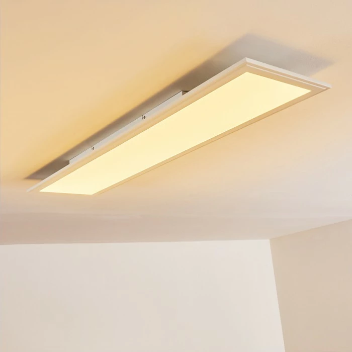 Hofstein Voisines Deckenpanel LED Weiß, 1-flammig, Fernbedienung, Farbwechsler – Bild 11