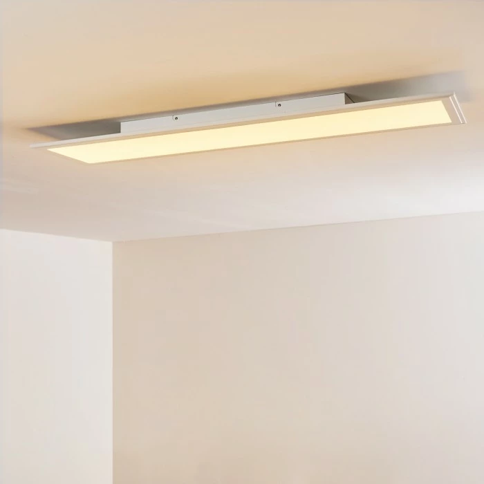 Hofstein Voisines Deckenpanel LED Weiß, 1-flammig, Fernbedienung, Farbwechsler – Bild 14