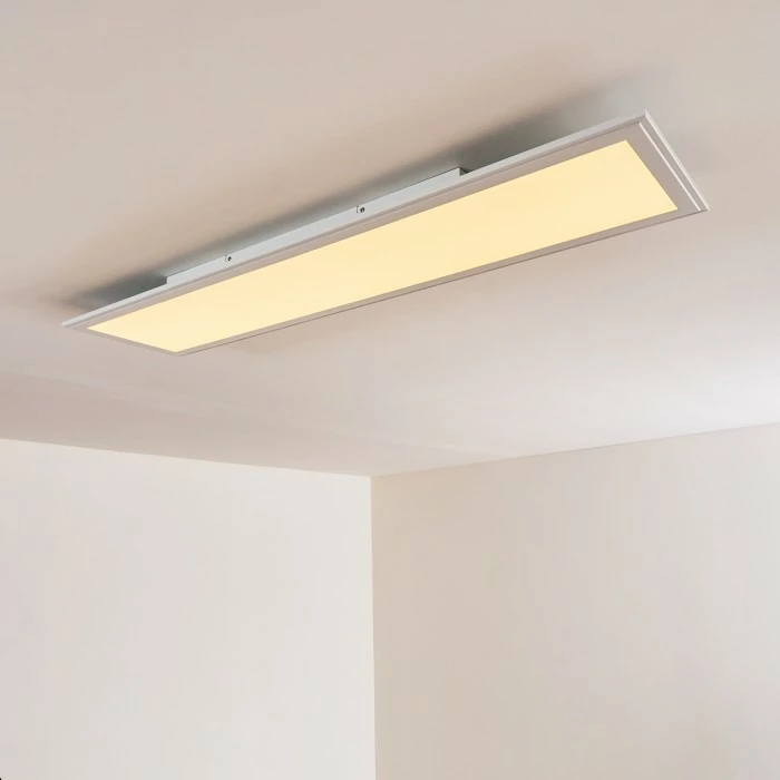 Hofstein Voisines Deckenpanel LED Weiß, 1-flammig, Fernbedienung, Farbwechsler – Bild 16