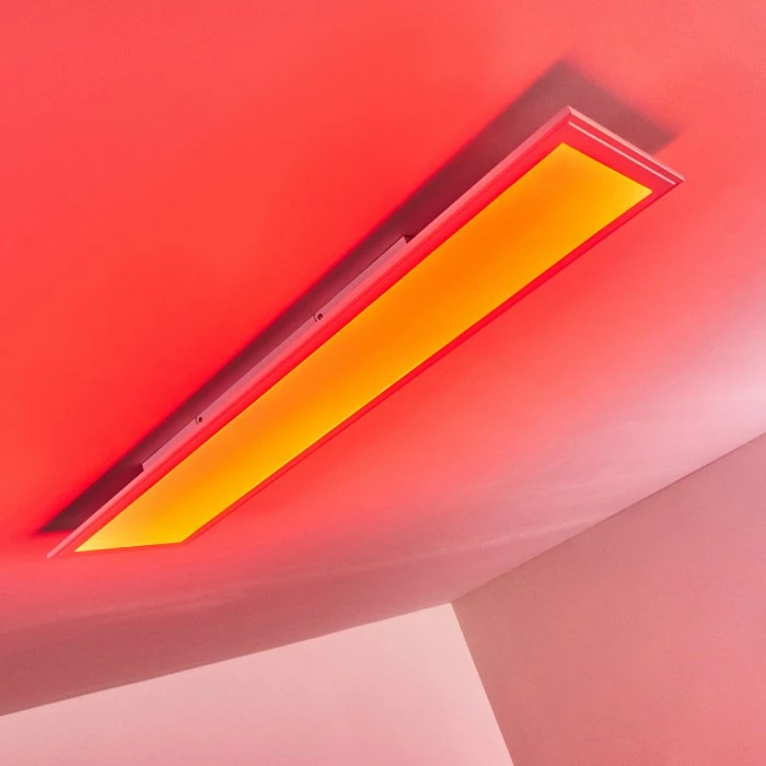 Hofstein Voisines Deckenpanel LED Weiß, 1-flammig, Fernbedienung, Farbwechsler – Bild 17