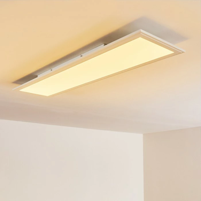 Hofstein Voisines Deckenpanel LED Weiß, 1-flammig, Fernbedienung, Farbwechsler – Bild 19