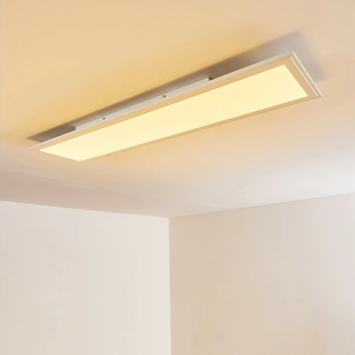 Hofstein Voisines Deckenpanel LED Weiß, 1-flammig, Fernbedienung, Farbwechsler – Bild 5