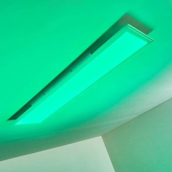 Hofstein Voisines Deckenpanel LED Weiß, 1-flammig, Fernbedienung, Farbwechsler – Bild 6