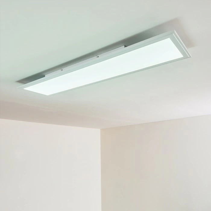 Hofstein Voisines Deckenpanel LED Weiß, 1-flammig, Fernbedienung, Farbwechsler – Bild 8