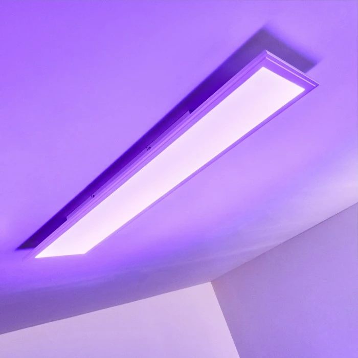 Hofstein Voisines Deckenpanel LED Weiß, 1-flammig, Fernbedienung, Farbwechsler – Bild 9