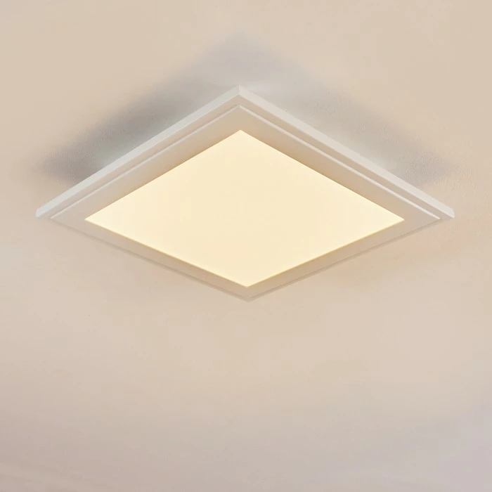 Hofstein Voisines Deckenpanel LED Weiß, 1-flammig, Fernbedienung, Farbwechsler – Bild 15