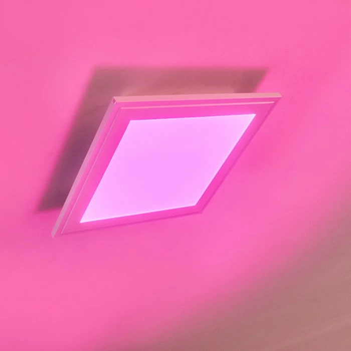 Hofstein Voisines Deckenpanel LED Weiß, 1-flammig, Fernbedienung, Farbwechsler – Bild 21