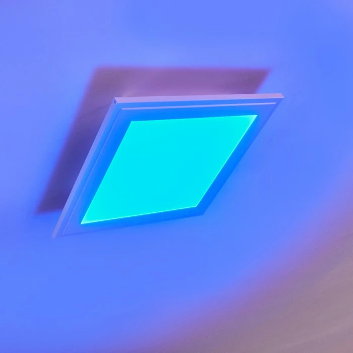 Hofstein Voisines Deckenpanel LED Weiß, 1-flammig, Fernbedienung, Farbwechsler – Bild 25