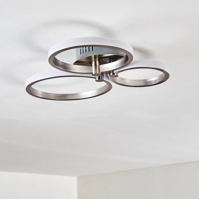 Hofstein Volonne Deckenleuchte LED Silber, 3-flammig – Bild 13