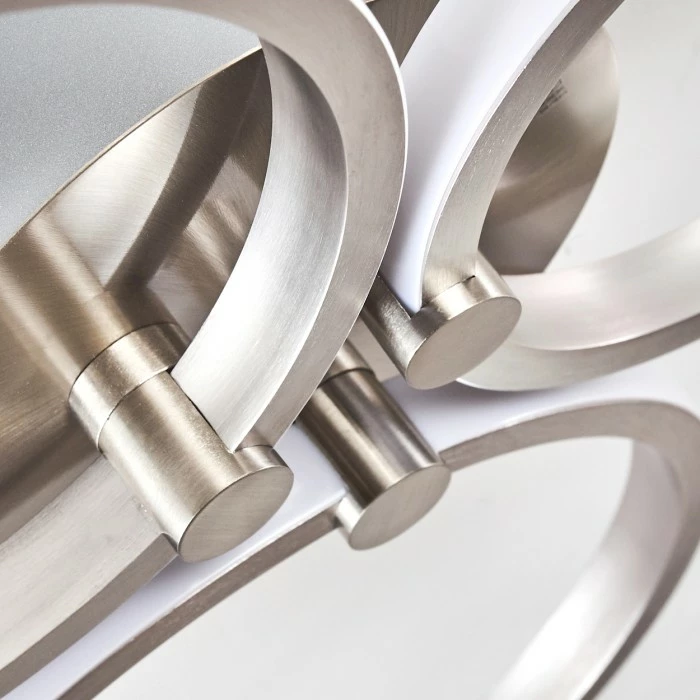 Hofstein Volonne Deckenleuchte LED Silber, 3-flammig – Bild 8