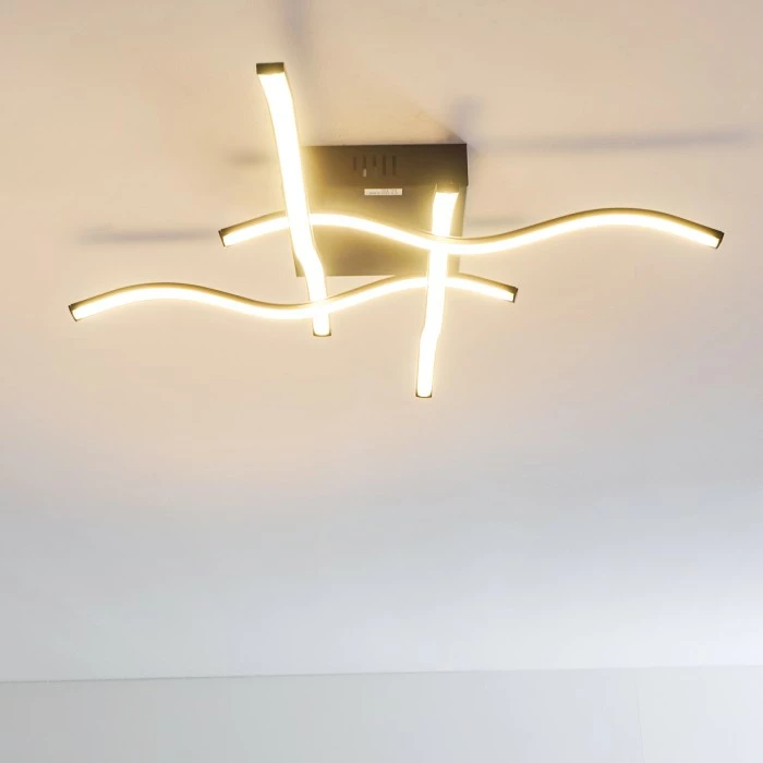 Hofstein Voltti Deckenleuchte LED Schwarz, 4-flammig – Bild 6