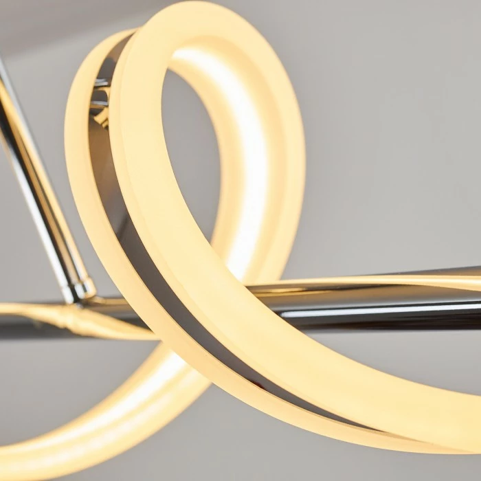 Hofstein Vora Deckenleuchte LED Chrom, 1-flammig – Bild 17