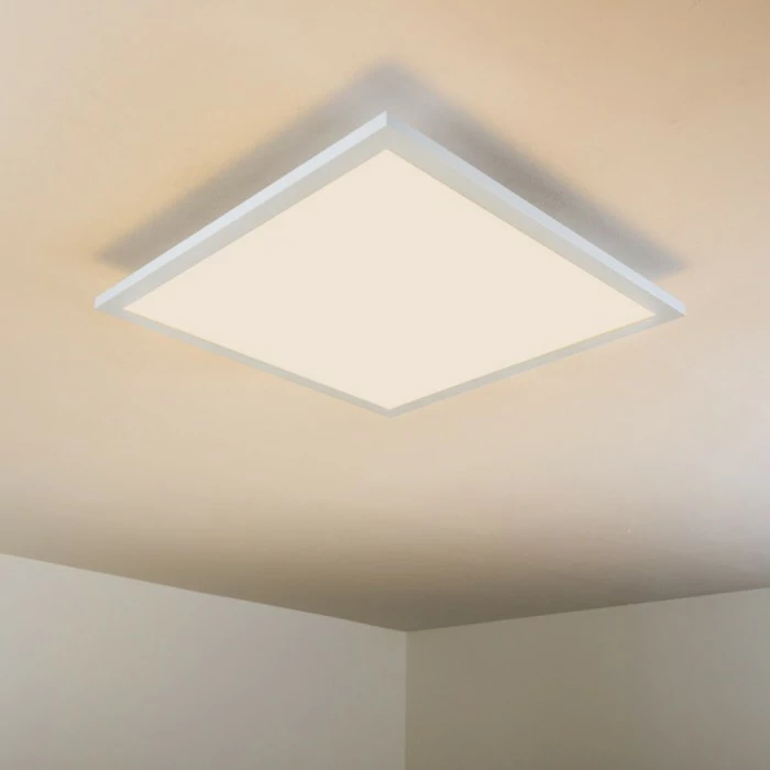 Hofstein Wabos Deckenpanel LED Weiß, 1-flammig, Fernbedienung, Farbwechsler – Bild 12