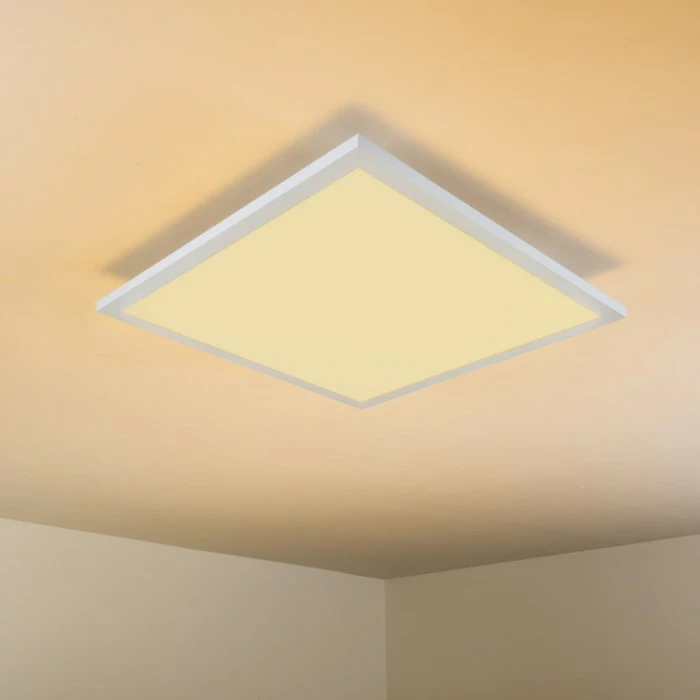 Hofstein Wabos Deckenpanel LED Weiß, 1-flammig, Fernbedienung, Farbwechsler – Bild 13