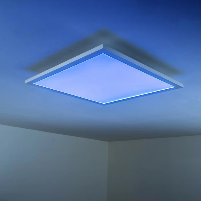 Hofstein Wabos Deckenpanel LED Weiß, 1-flammig, Fernbedienung, Farbwechsler – Bild 20