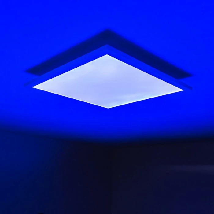 Hofstein Wabos Deckenpanel LED Weiß, 1-flammig, Fernbedienung, Farbwechsler – Bild 23