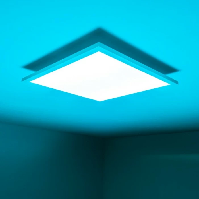 Hofstein Wabos Deckenpanel LED Weiß, 1-flammig, Fernbedienung, Farbwechsler – Bild 24