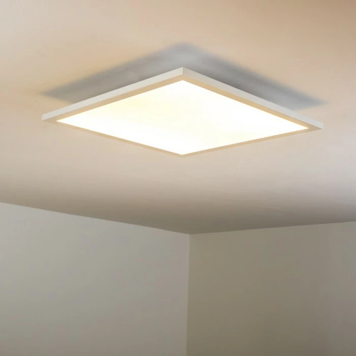 Hofstein Wabos Deckenpanel LED Weiß, 1-flammig, Fernbedienung, Farbwechsler – Bild 7