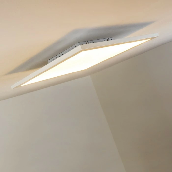 Hofstein Wabos Deckenpanel LED Weiß, 1-flammig, Fernbedienung, Farbwechsler – Bild 9