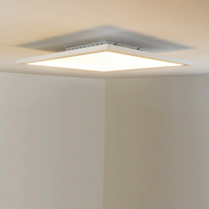 Hofstein Wabos Deckenpanel LED Weiß, 1-flammig, Fernbedienung, Farbwechsler – Bild 10