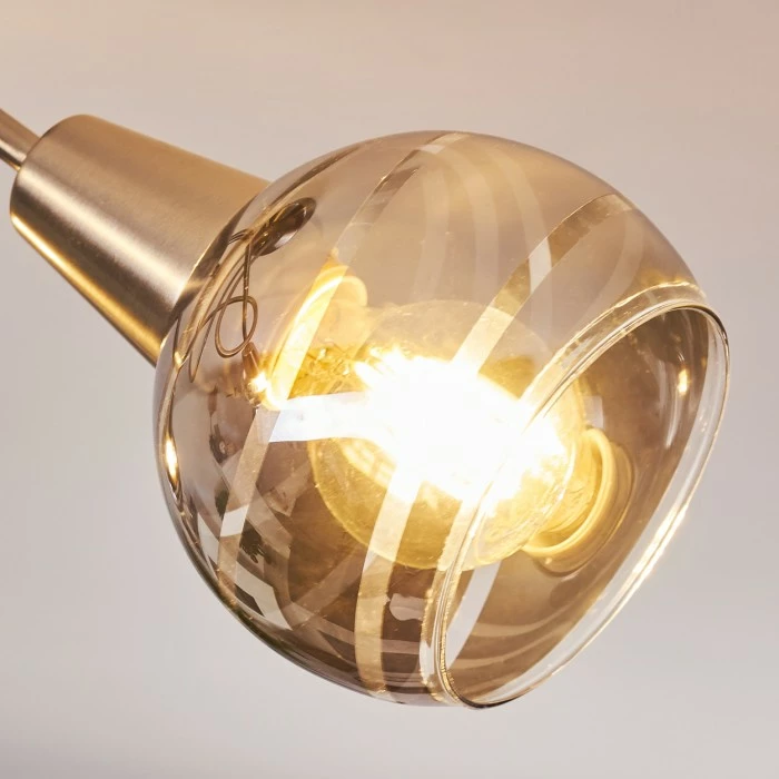 Hofstein Warga Deckenleuchte LED Nickel-Matt, 3-flammig – Bild 9