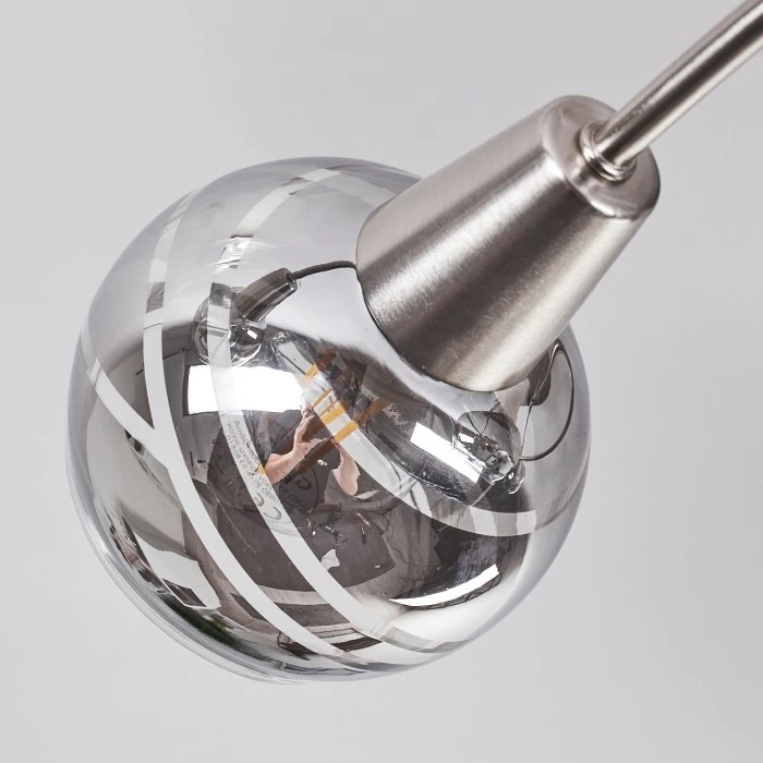 Hofstein Warga Deckenleuchte LED Nickel-Matt, 5-flammig – Bild 11