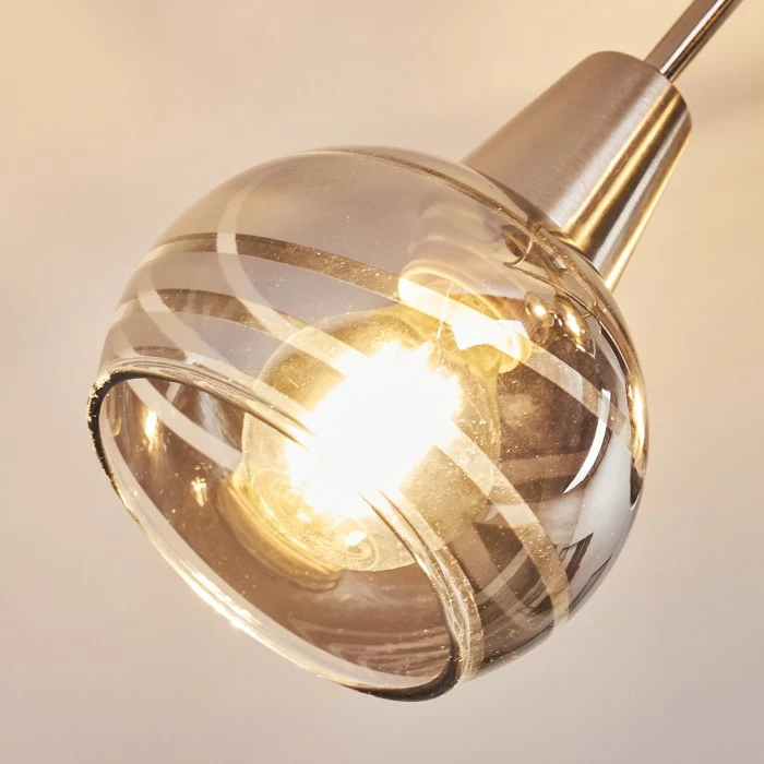 Hofstein Warga Deckenleuchte LED Nickel-Matt, 5-flammig – Bild 12