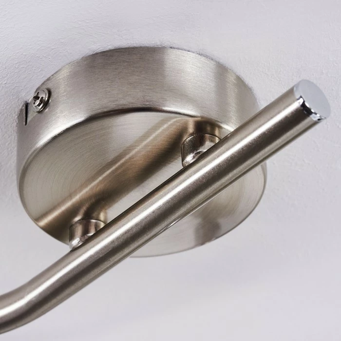 Hofstein Warga Deckenleuchte LED Nickel-Matt, 3-flammig – Bild 6