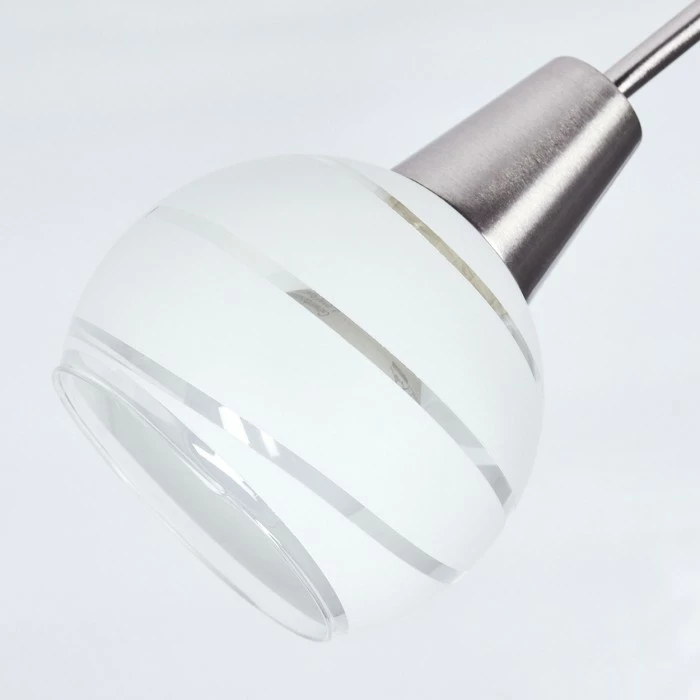 Hofstein Warga Deckenleuchte LED Nickel-Matt, 3-flammig – Bild 3