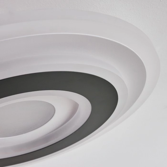 Hofstein Wawo Deckenpanel LED Grau, Weiß, 1-flammig, Fernbedienung – Bild 3