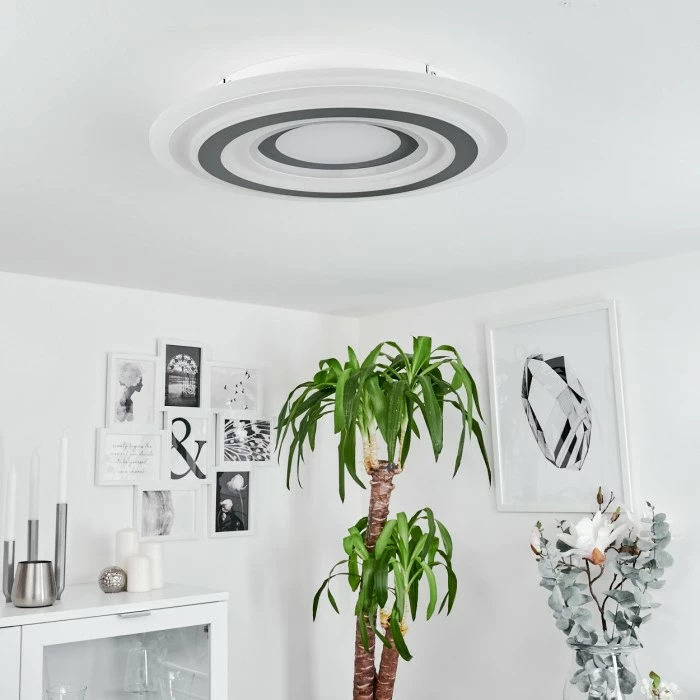 Hofstein Wawo Deckenpanel LED Weiß, 1-flammig, Fernbedienung – Bild 5