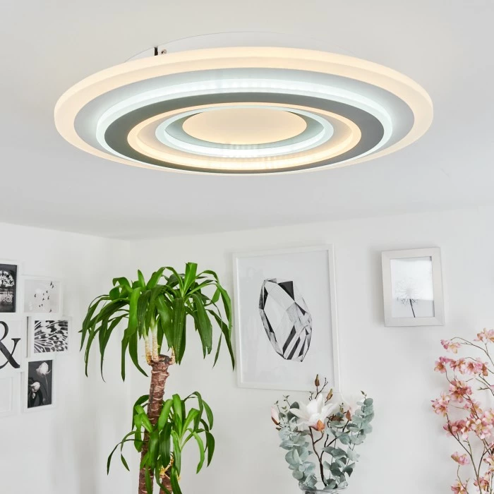 Hofstein Wawo Deckenpanel LED Weiß, 1-flammig, Fernbedienung – Bild 9