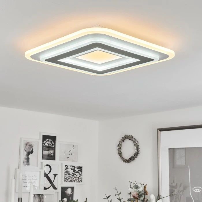 Hofstein Wawo Deckenpanel LED Weiß, 1-flammig, Fernbedienung – Bild 11