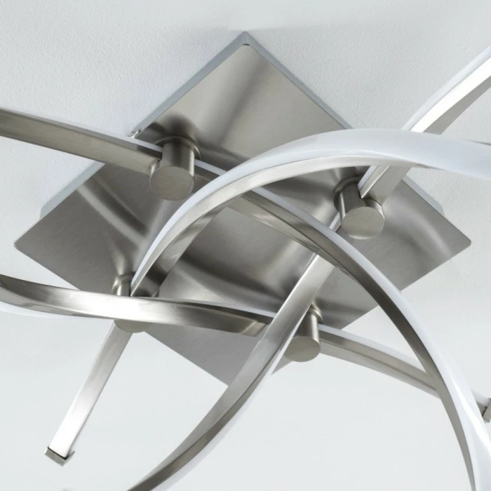 Hofstein Wellington Deckenleuchte LED Aluminium, 4-flammig – Bild 4