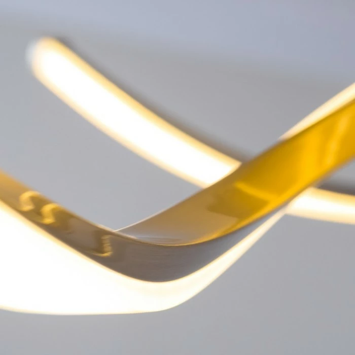 Hofstein Wellington Deckenleuchte LED Aluminium, 4-flammig – Bild 5