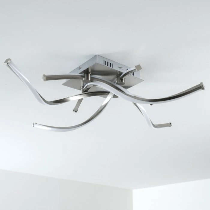 Hofstein Wellington Deckenleuchte LED Aluminium, 4-flammig – Bild 7