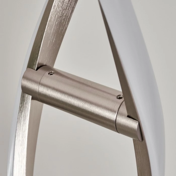 Hofstein Wellington Stehleuchte LED Edelstahl, 2-flammig – Bild 3