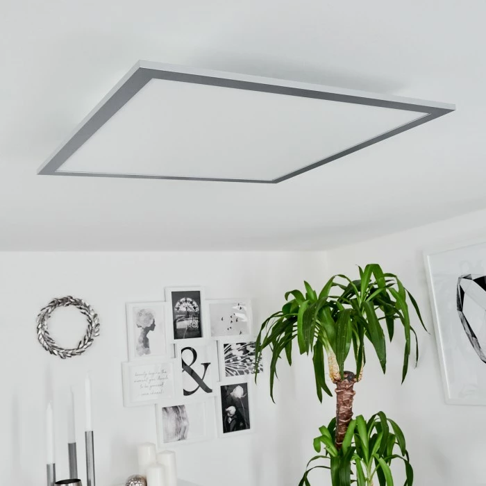 Hofstein Wilderswil Deckenpanel LED Weiß, 1-flammig – Bild 5