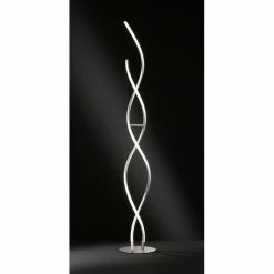 Wofi Leuchten Wofi BONNEY Standleuchte LED Nickel-Matt, 1-flammig