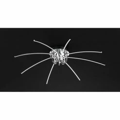 Wofi Leuchten Wofi CRUX Deckenleuchte LED Chrom, 1-flammig