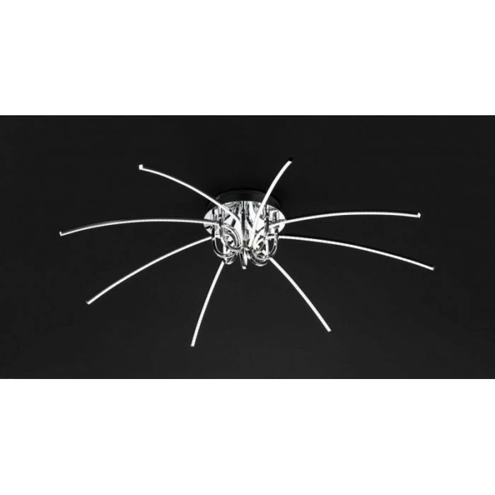 Wofi Leuchten Wofi CRUX Deckenleuchte LED Chrom, 1-flammig